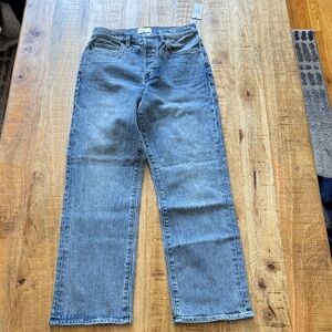 Favorite Daughter Jeans the Otto high rise boyfriend ankle straight denim 26 NWT